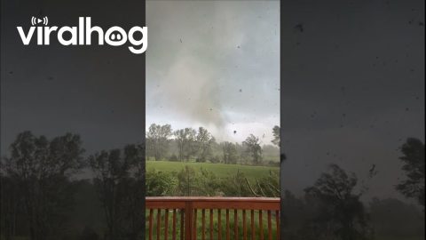 Tornado Going Through Bloomington Indiana || ViralHog