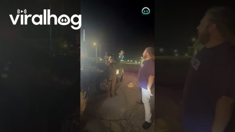 Magician Makes A Trick For Police Officers || ViralHog