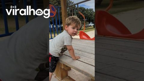Son Perfectly Mimics Bottle Whistle Sound || ViralHog