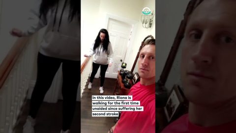 Paralyzed Partner Takes First Steps || ViralHog