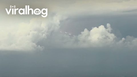 Lightning From Plane Window || ViralHog