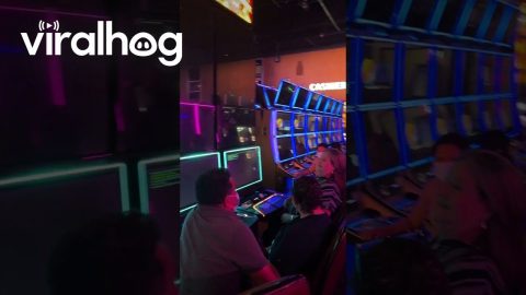 Bad Weather Causes Slot Machines to Crash || ViralHog