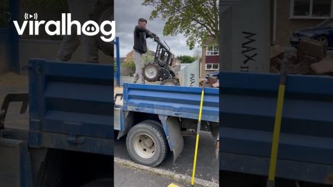 Construction Crew Shows Off Clever Work Techniques || ViralHog