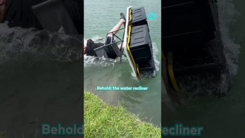 Water Recliner || ViralHog Shorts