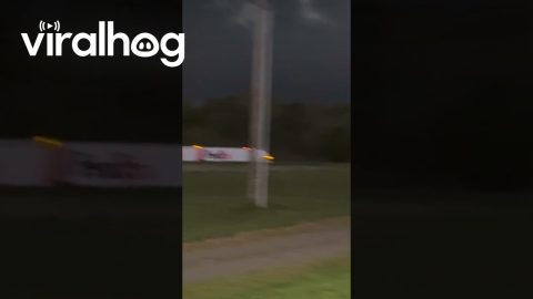 Bad Weather Won't Stop This Delivery Driver || ViralHog