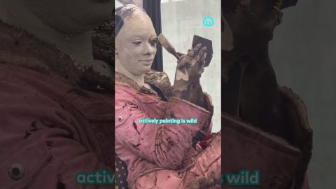 Bizarre Application Of Paint || ViralHog Shorts
