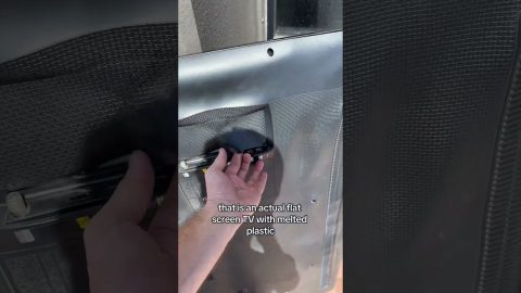 Television Melts In Arizona Heat || ViralHog