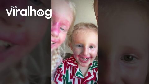 Talented Toddler Makeup Artists || ViralHog