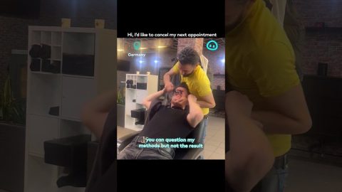Getting Waxed at the Barbershop || ViralHog Shorts