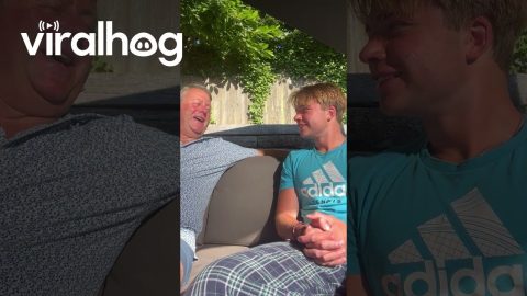 Father Son Lipreading Challenge || ViralHog