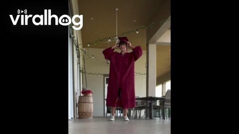 Sons Show Passage Of Time At Graduation || ViralHog