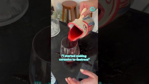 Handmade Fish Pitcher Spills Everywhere || ViralHog Shorts