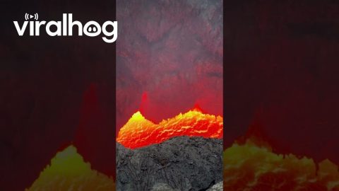Boiling Lava From Erta Ale Volcano || ViralHog