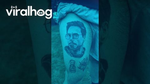 3-D Iron Man Tattoo || ViralHog