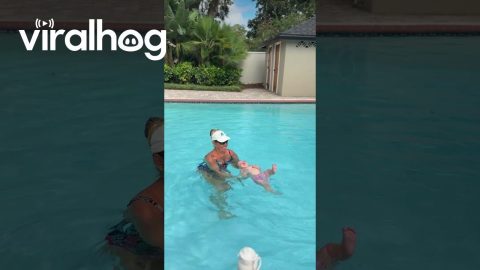 Baby Learns Flips During Life-Saving ISR Lessons || ViralHog