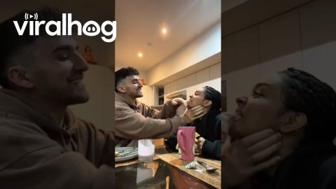 Girlfriend Retaliates After Interrupted Yawn || ViralHog