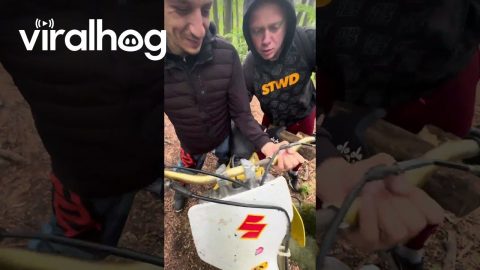Improvised Handlebar Repair || ViralHog