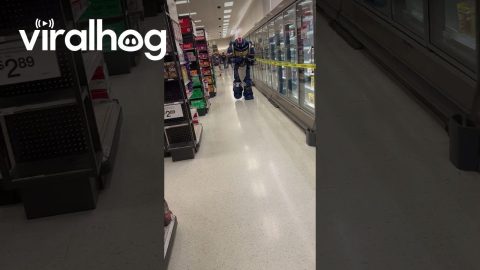 Space Marine Cosplay at Target || ViralHog