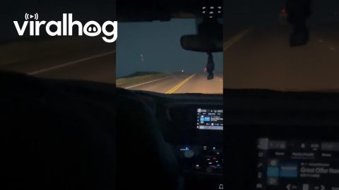 Lightning and Firework Show || ViralHog