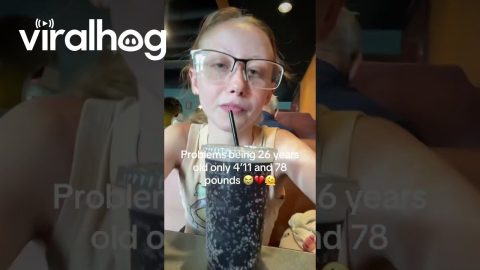 Waiter Mistakes Grown Woman For A Kid || ViralHog