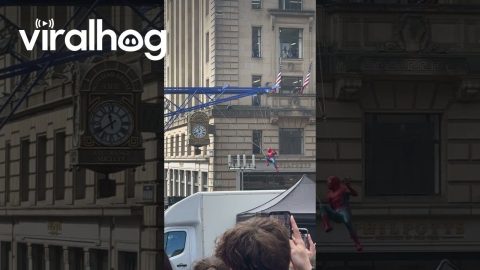 Spider-Man 4 Filming in Glasgow || ViralHog