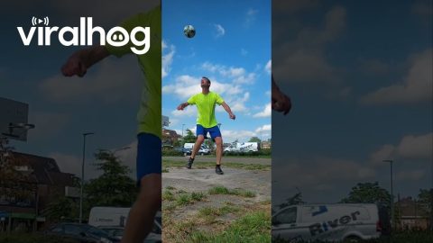 Ball Spin Matches Frame Rate || ViralHog