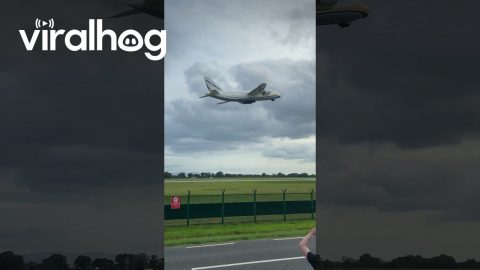 Massive Plane Taking Off and Landing in Dublin || ViralHog