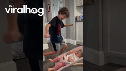 Baby Sister Dance Party || ViralHog