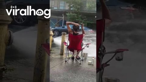 Summertime Shower in the Bronx || ViralHog