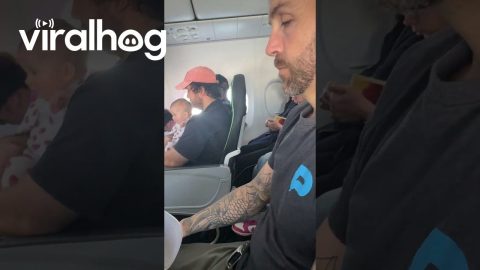 Hands-Free Baseball Cap Airplane Lifehack || ViralHog