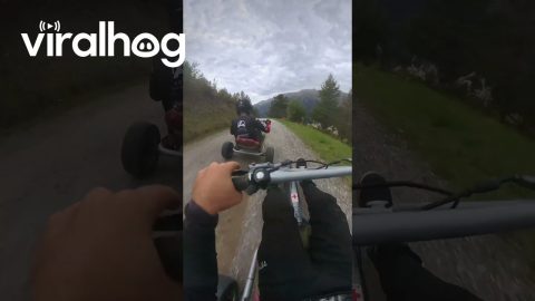 Mountain Tricycles Race Downhill In Switzerland || ViralHog