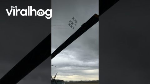 Italian Air Force Aerobatic Demonstration Team || ViralHog