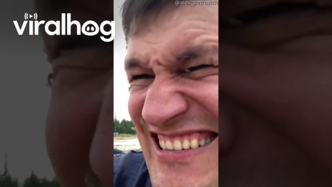 Man Fights Through Mosquito Swarm || ViralHog