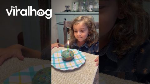 Sweet 5 Year Old Makes a Birthday Wish || ViralHog