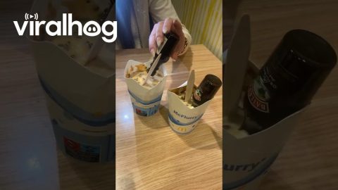 Creating a McFlurry Alcoholic Special || ViralHog