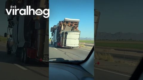 If Tetris and a Moving Company Had a Baby || ViralHog