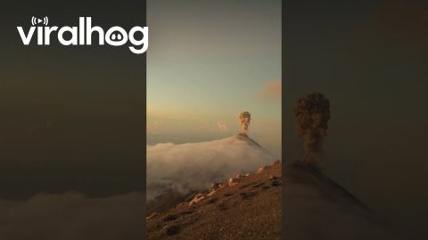 Sunrise From the Top of Acatenango Volcano || ViralHog
