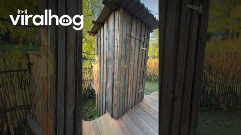 Rural Toilet Hides Luxurious Inside || ViralHog