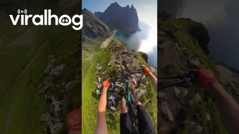 Ridge Riding With a Breathtaking View || ViralHog