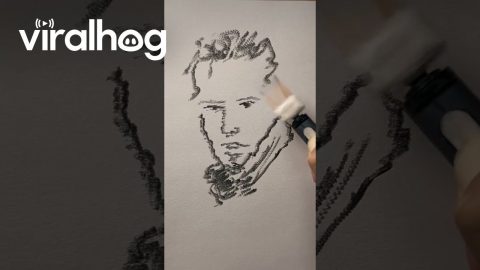 Drawing of the Watcher || ViralHog