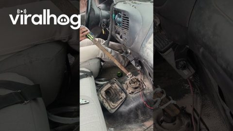 Makeshift Gearshift || ViralHog