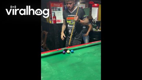 Making an Impossible Snooker Shot || ViralHog