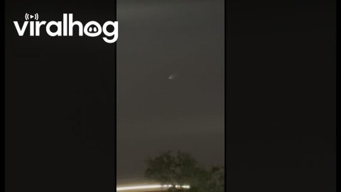 Texas Space Launch Seen Over Florida || ViralHog