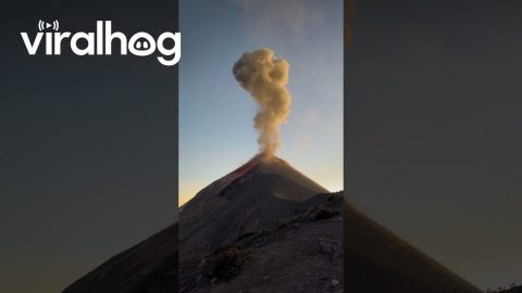 Climbing an Active Volcano || ViralHog