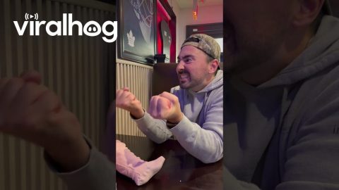Baby Is (Apple) Juiced Up || ViralHog