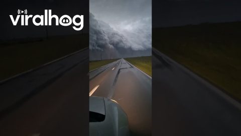 Biking Into a Storm || ViralHog
