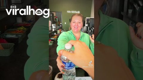 Free Drinks For Bottle Flip Trend Winner || ViralHog