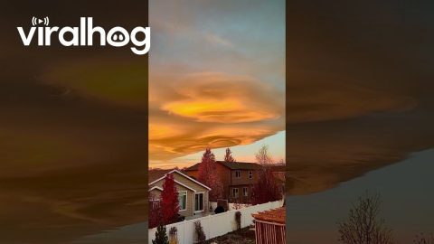 Sunrise After Northern Lights || ViralHog