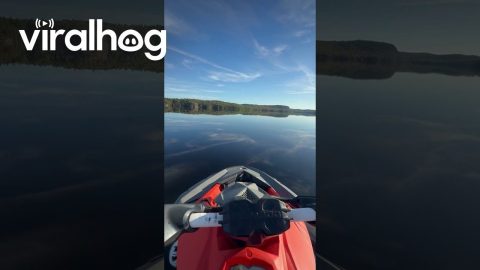 Glass Lake Creates Illusion Of Stillness || ViralHog