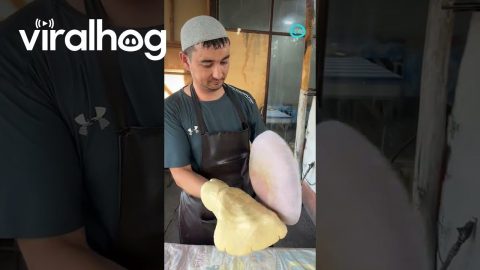1-Minute Amazing Bread || ViralHog Shorts